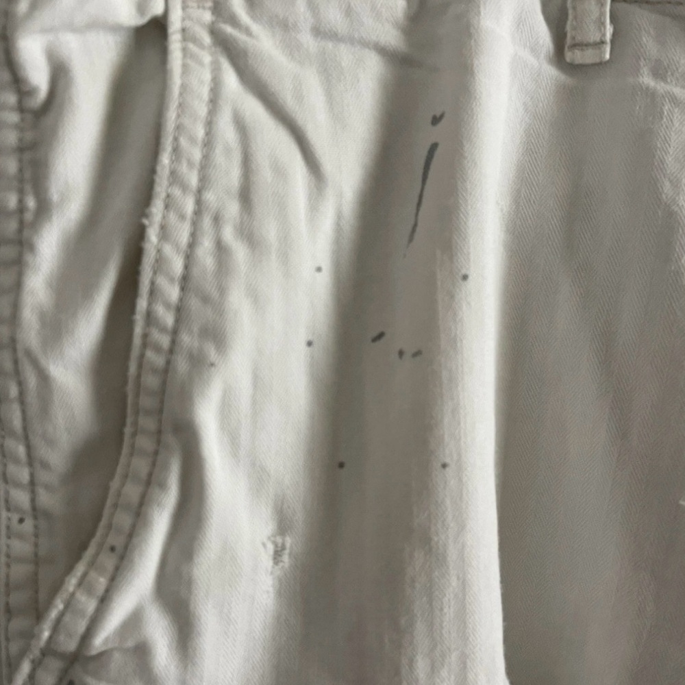 Denim &Supply Ralph Lauren White Cotton Cargo Shorts Mens Size 36 American Flag. - Picture 6 of 16